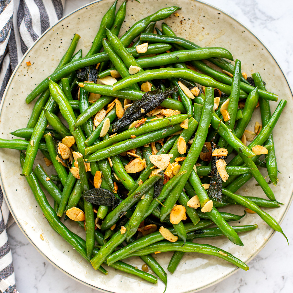 Green Beans Almondine