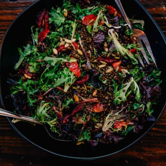 Blood Orange Lentil Salad