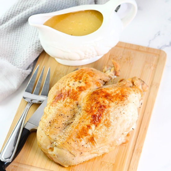 Instant Pot Turkey Breast and Gravy