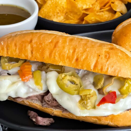 Slow Cooker Italian Beef Sandwiches