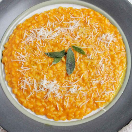 Pumpkin Sage Italian Risotto