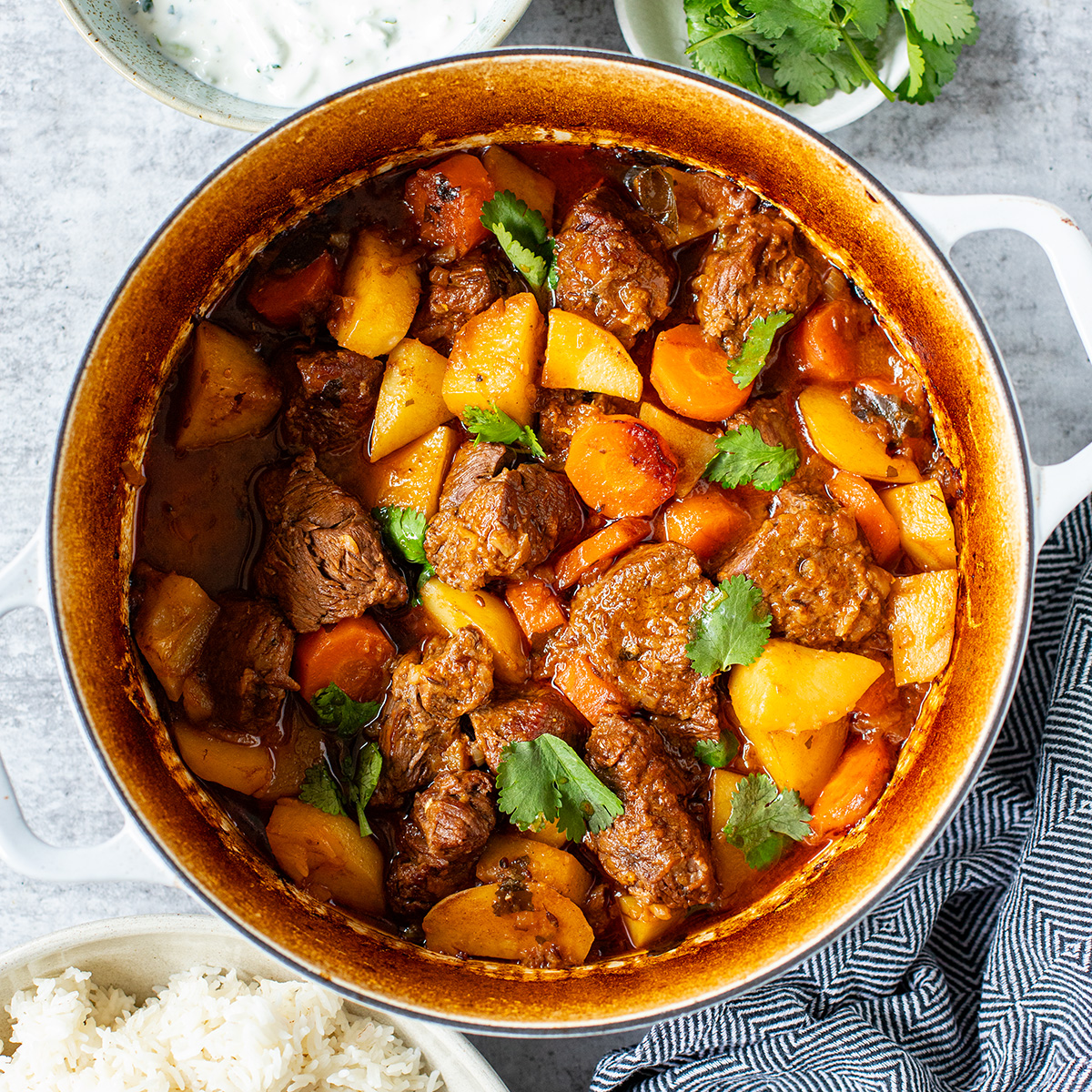Lamb Pot Roast (Indian-Style)