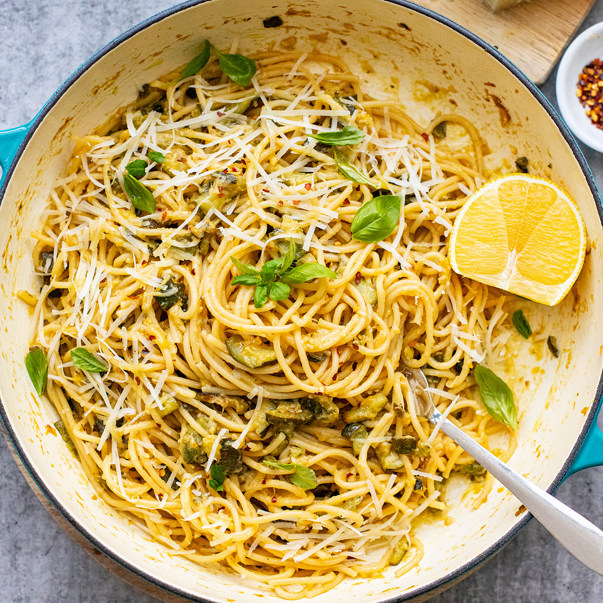 Lemon Zucchini Pasta