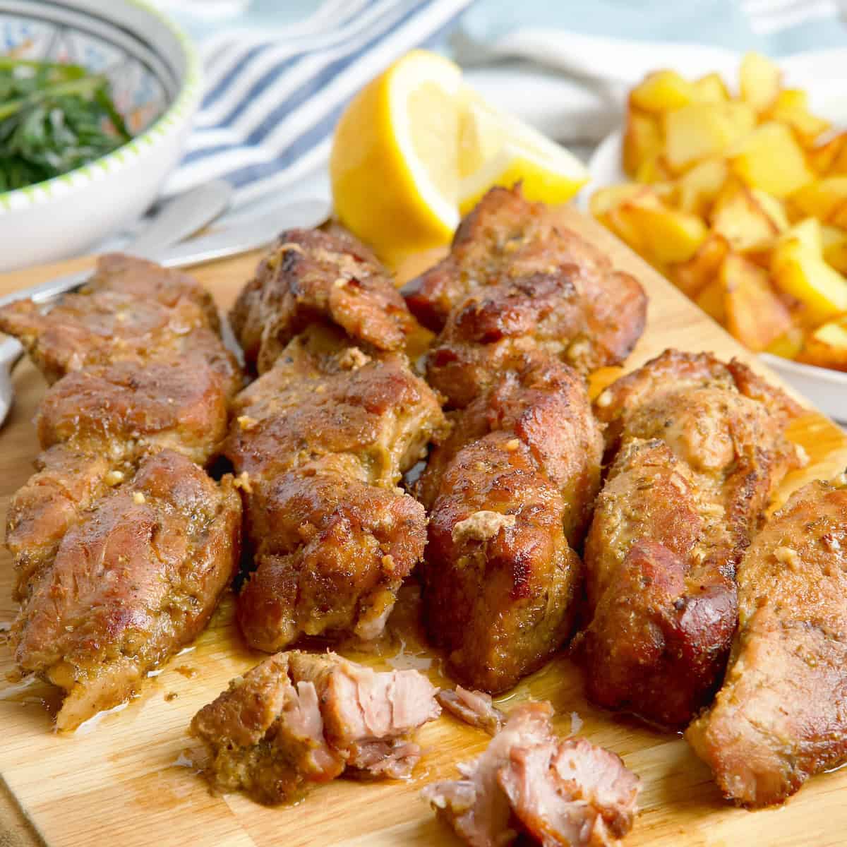 Mediterranean Pork Shoulder Ribs