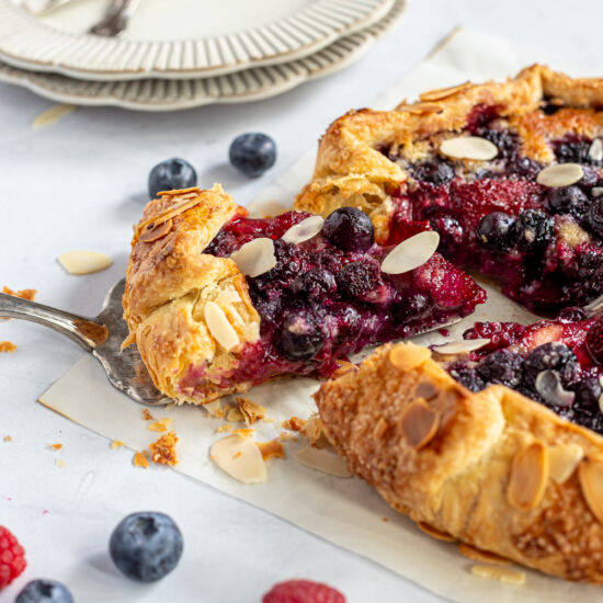 Mixed Berry Frangipane Galette
