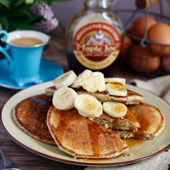Oat Flour Pancakes