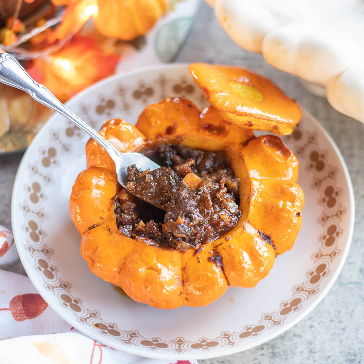 Stuffed Patty Pan Squash