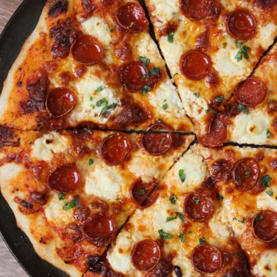 Hot Honey Pepperoni Pizza