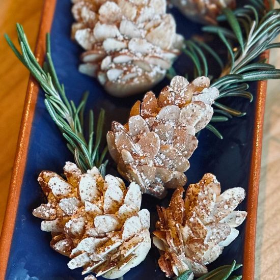 Almond Paste Pinecones