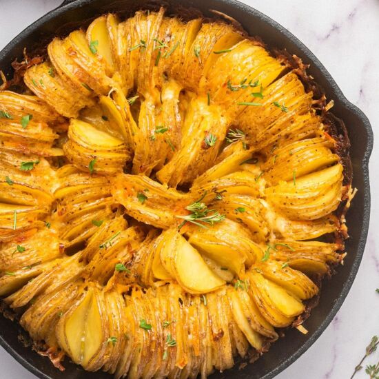 Sliced Potato Bake