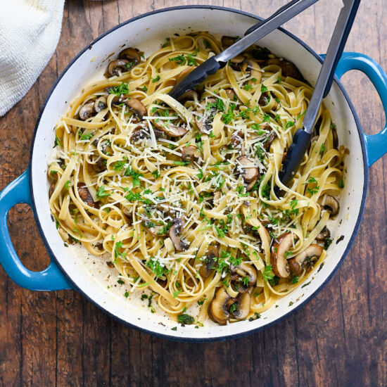 Pasta with Baby Bella Mushrooms