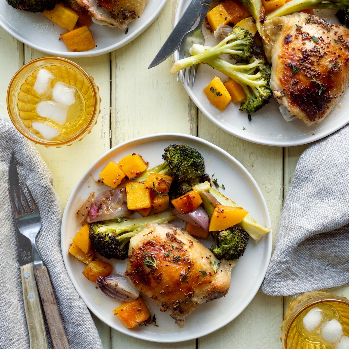Sheet Pan Chicken Thighs & Veggies
