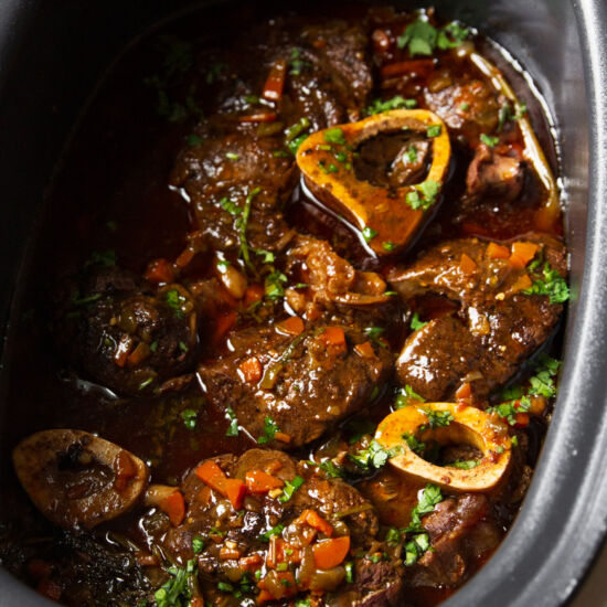 Slow Cooker Bourbon Osso Buco