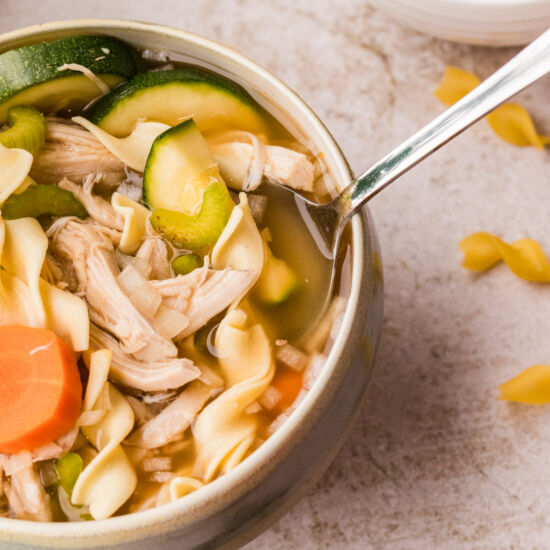 Small Batch Chicken Noodle Soup