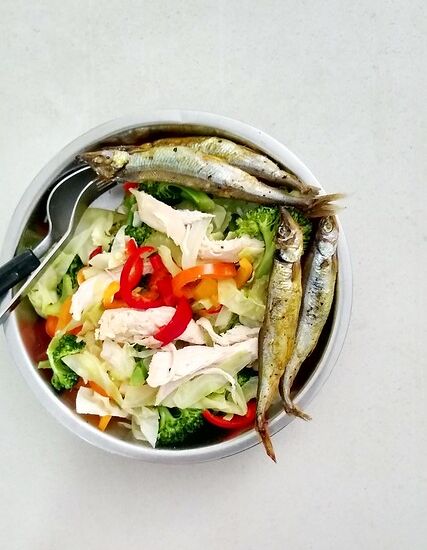 Smelt Fish Protein Bowl