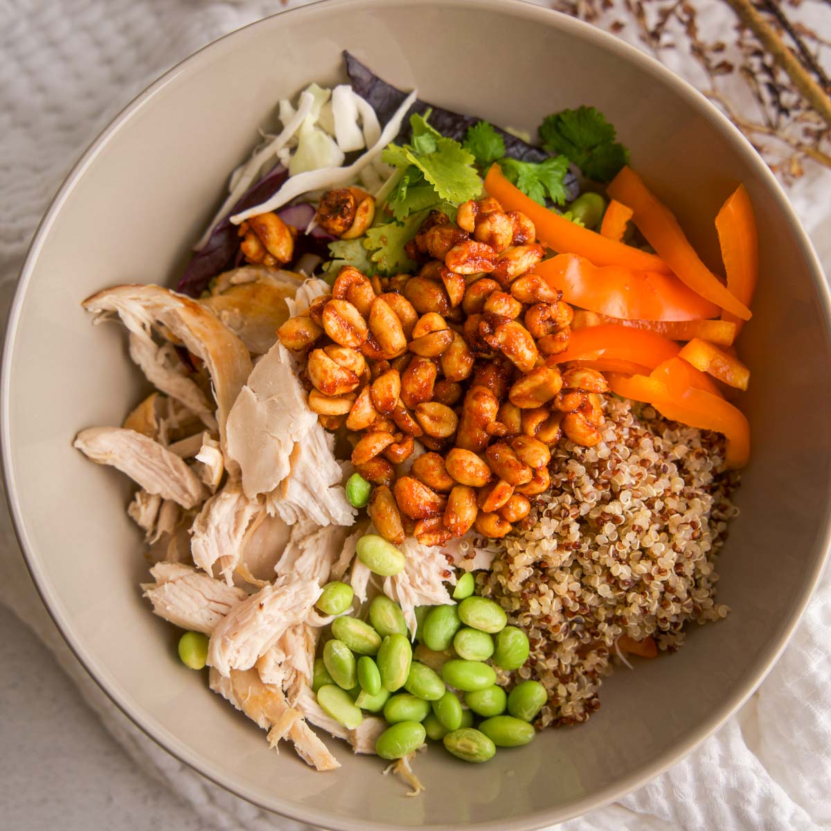 Hot Honey Spicy Chicken Salad