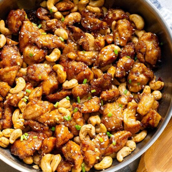 Sticky Honey Cashew Chicken