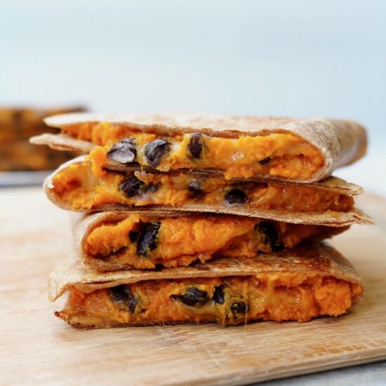 Sweet Potato Black Bean Quesadillas