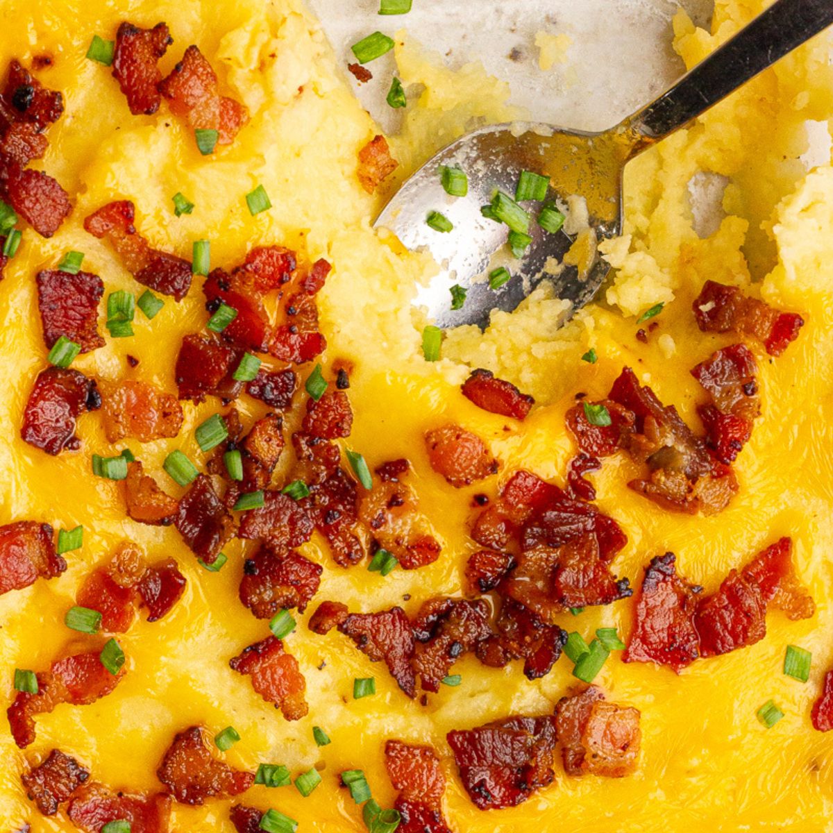 Twice Baked Mashed Potatoes