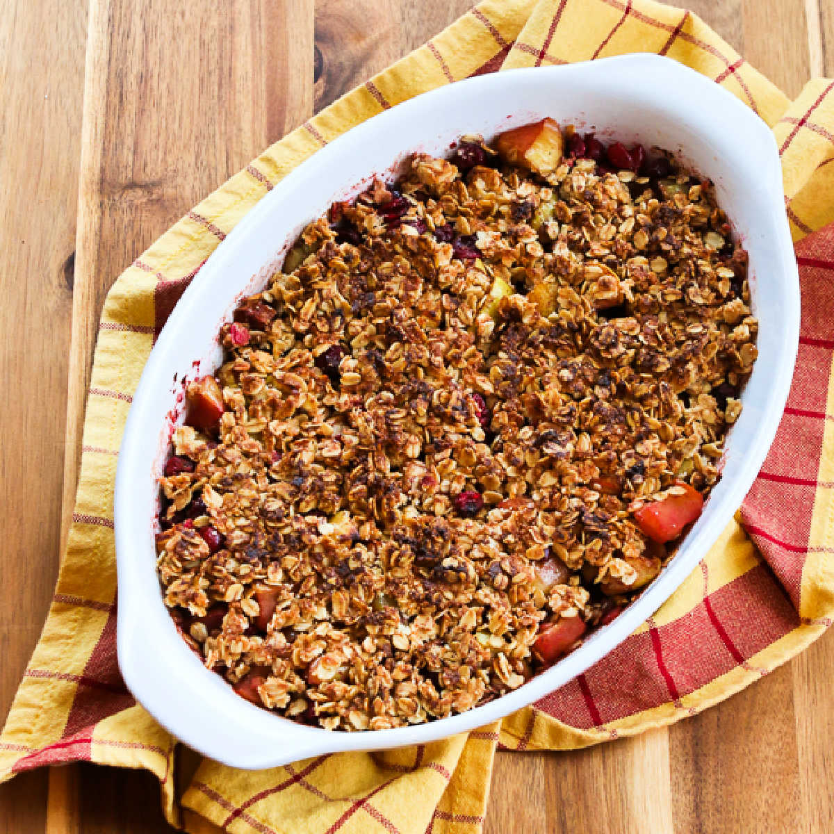 Apple Cranberry Crisp
