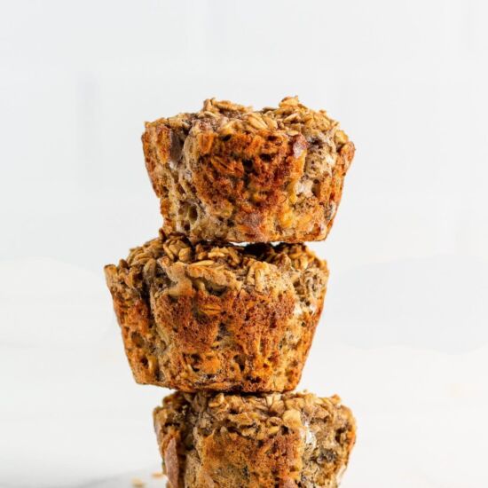Healthy Banana Oat Muffins