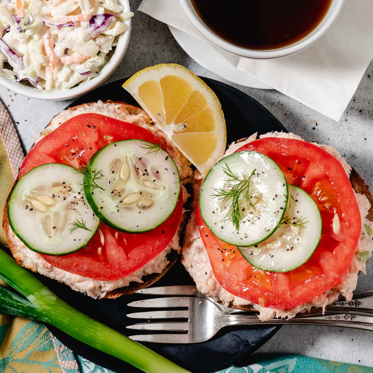 Baked Salmon Salad