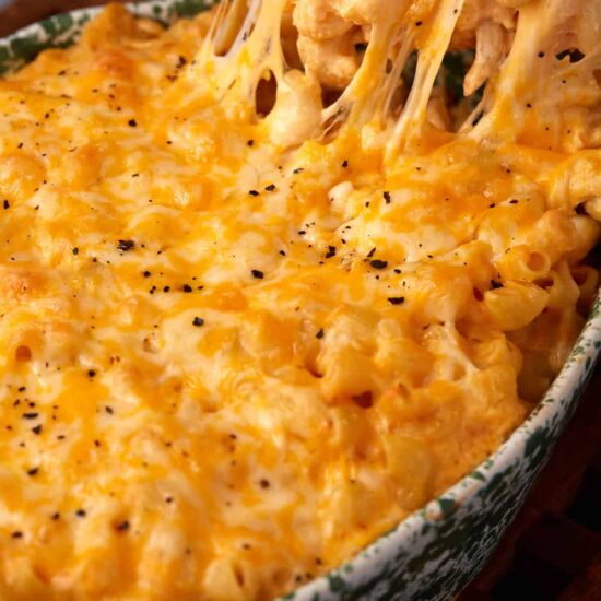Baked Buffalo Chicken Mac & Cheese