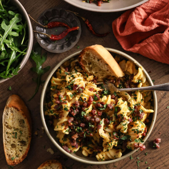 Butternut Squash and Gouda Pasta