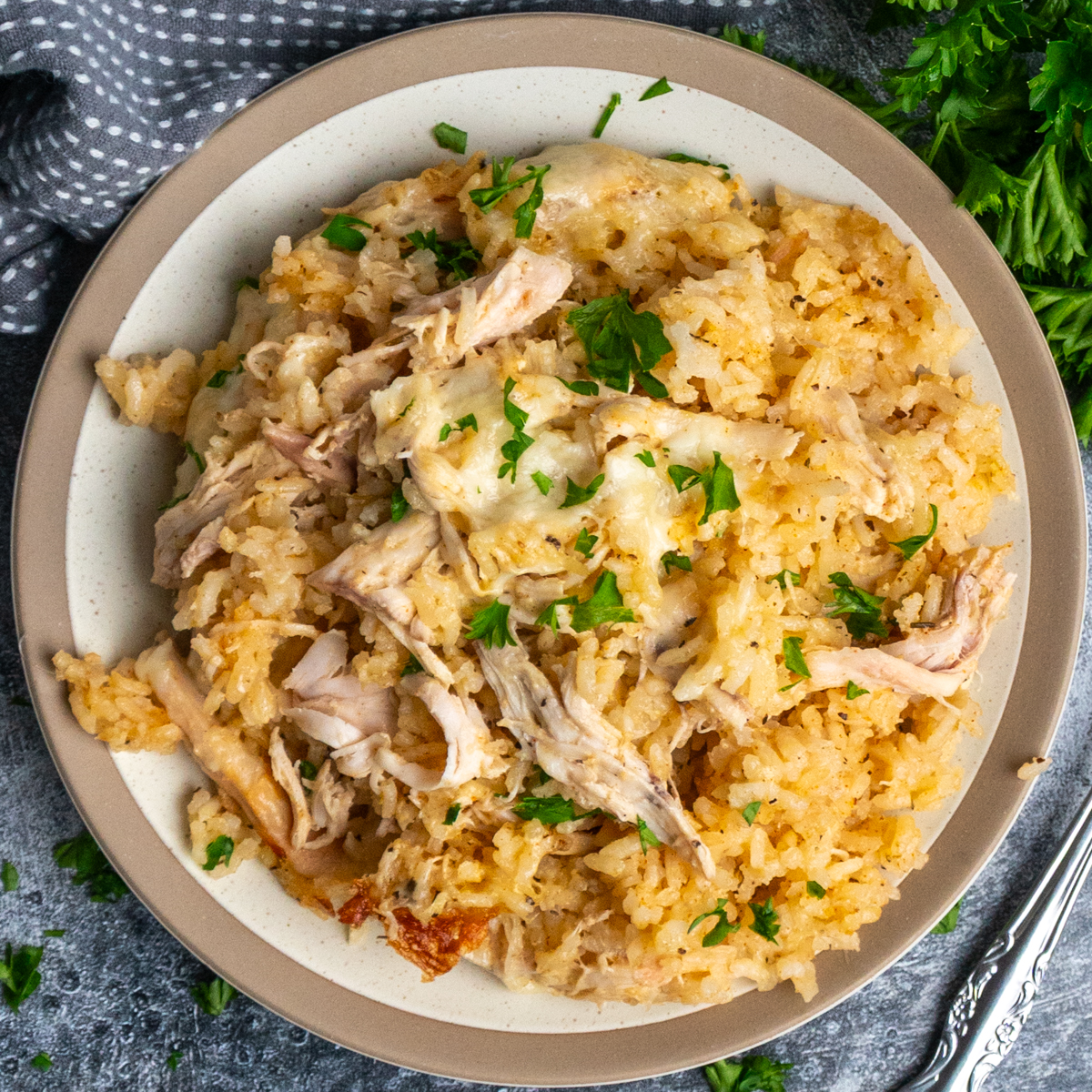 Cheesy Chicken and Rice Casserole