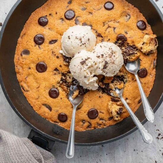 Chocolate Chip Skillet Cookie