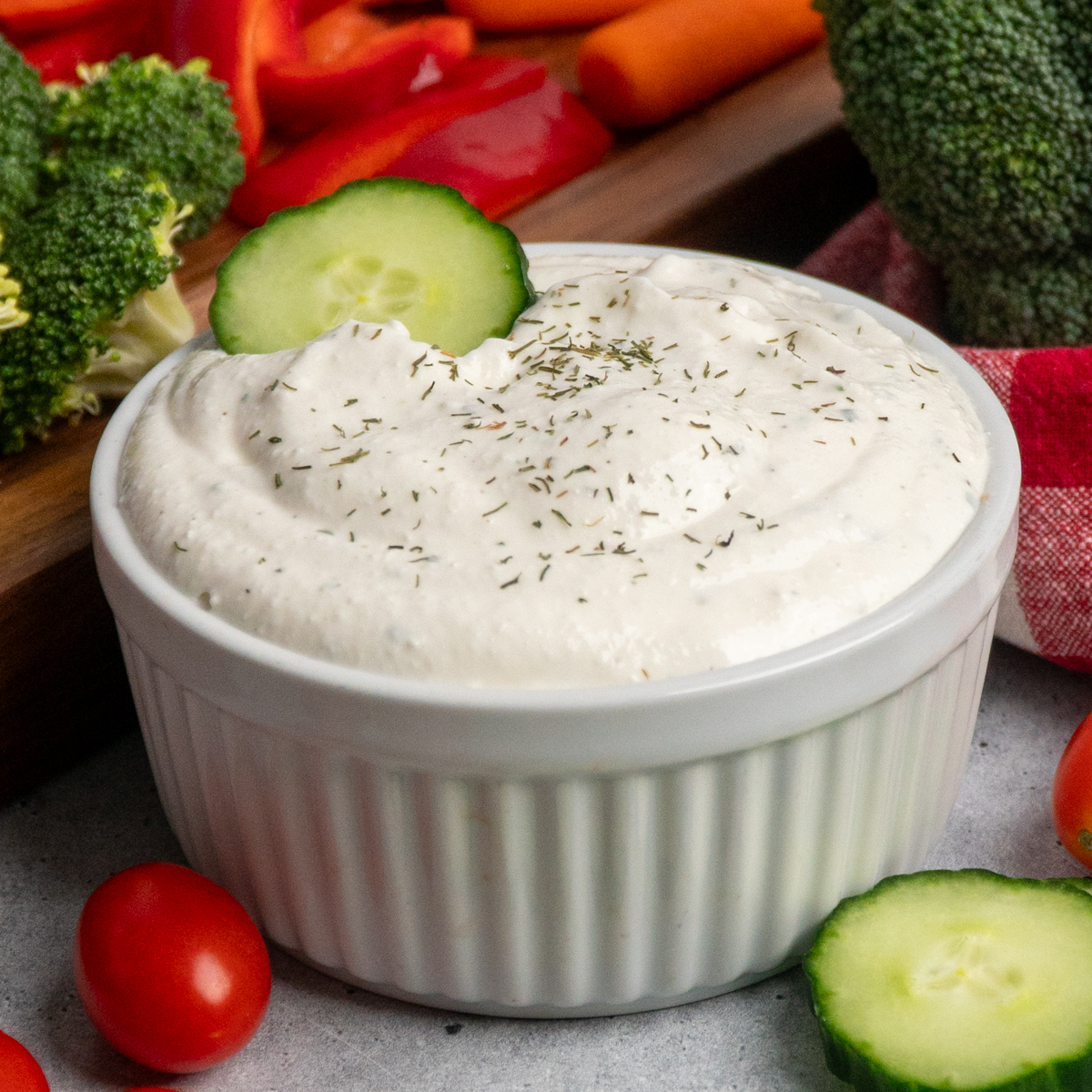 Cottage Cheese Ranch Dip