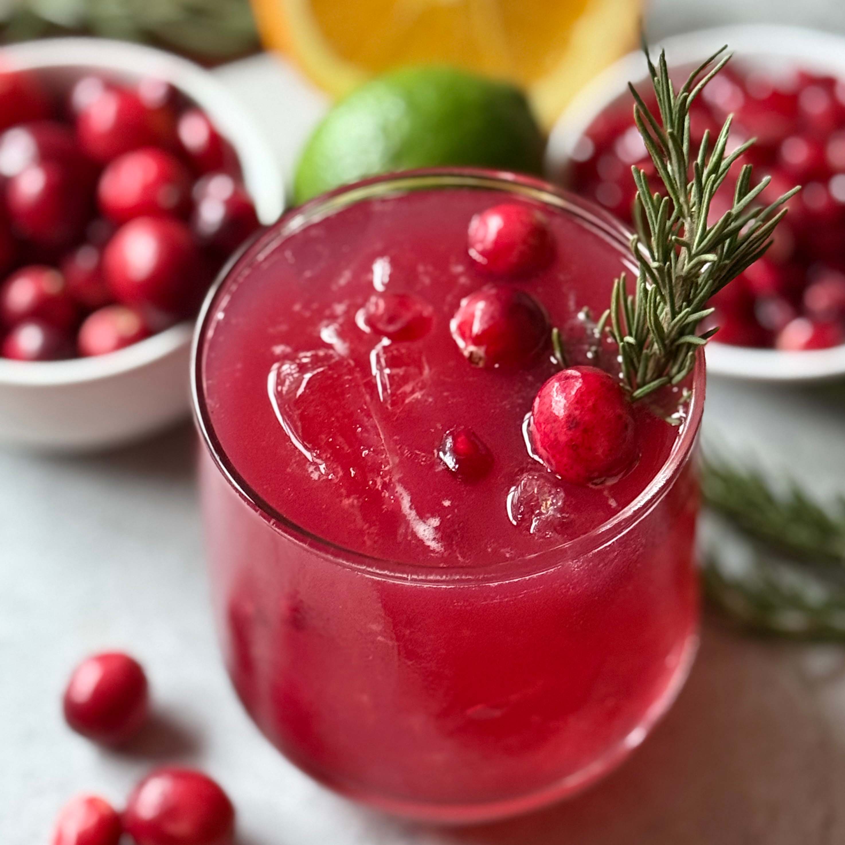 Christmas Cocktail with Tequila