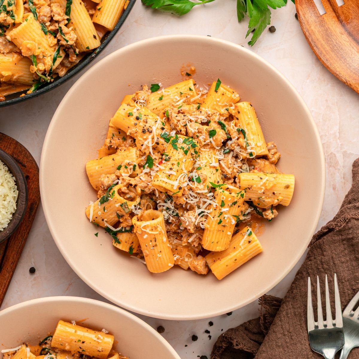 Creamy Italian Sausage Pasta