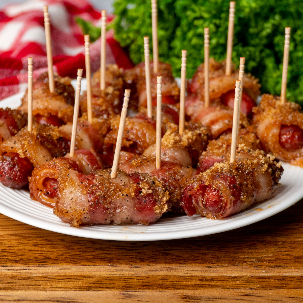 Bacon Wrapped Smokies