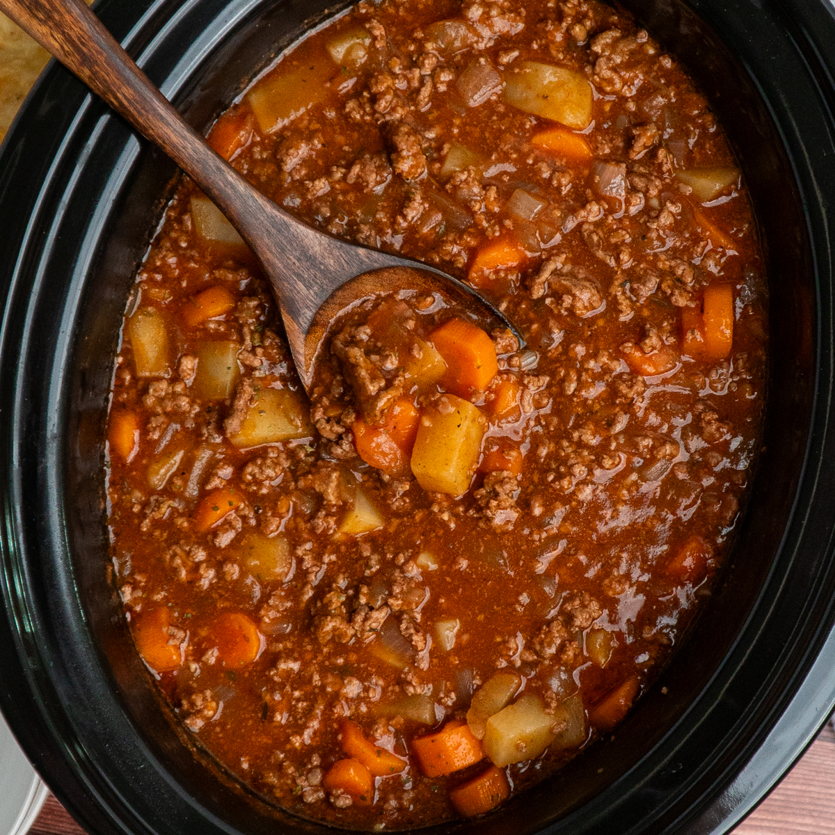 Slow Cooker Poor Man’s Stew