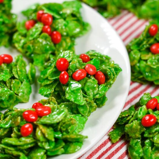 Holly Leaf Cookies