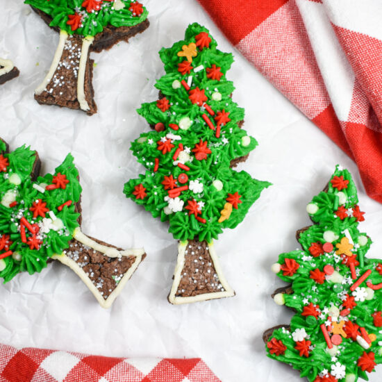 Christmas Tree Brownies