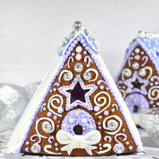 Miniature A-Frame Gingerbread House
