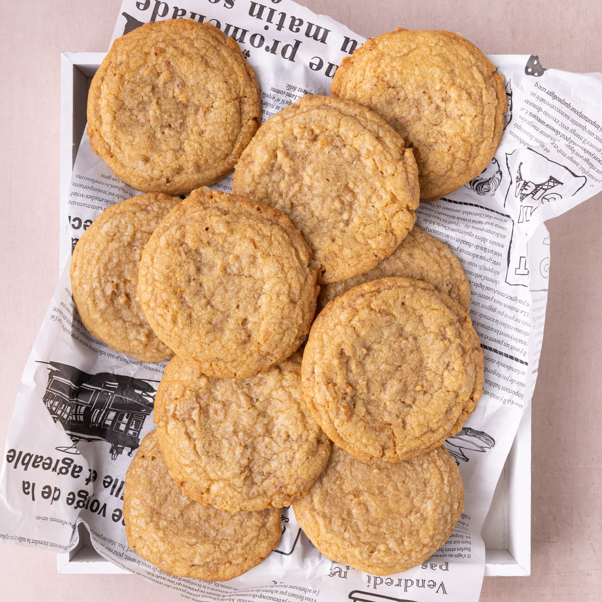 Chewy Butter Crunch Cookies
