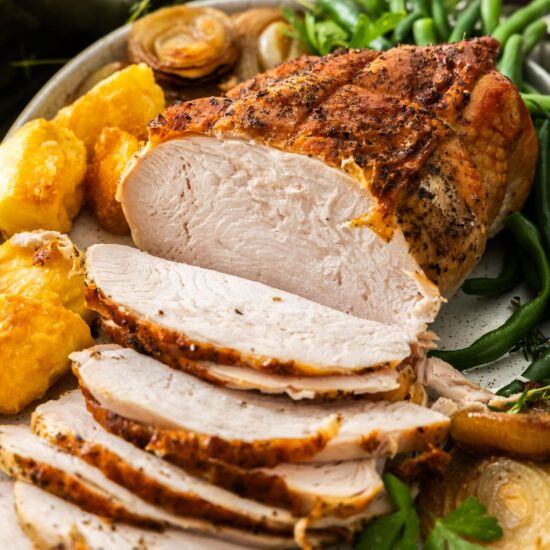 Dry Brine Roasted Turkey Breast
