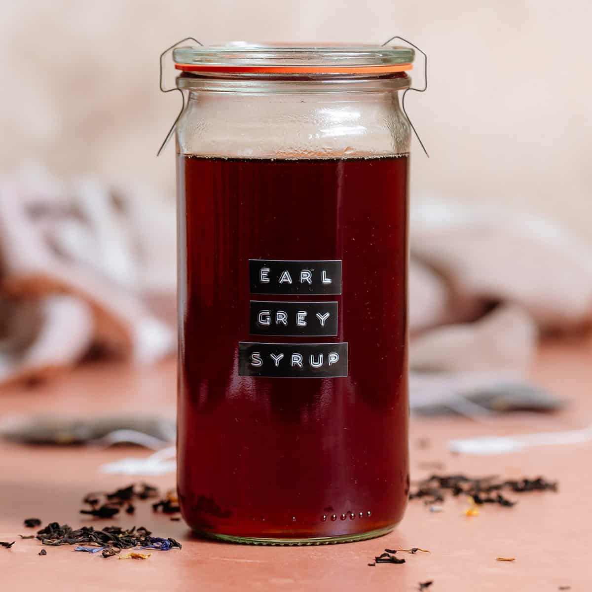Earl Grey Simple Syrup