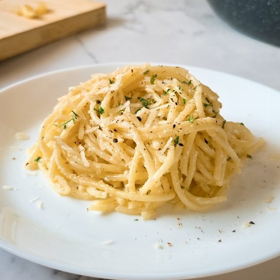Easy Creamy Spaghettoni