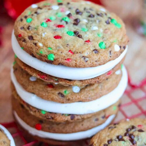 Christmas Cookie Sandwiches