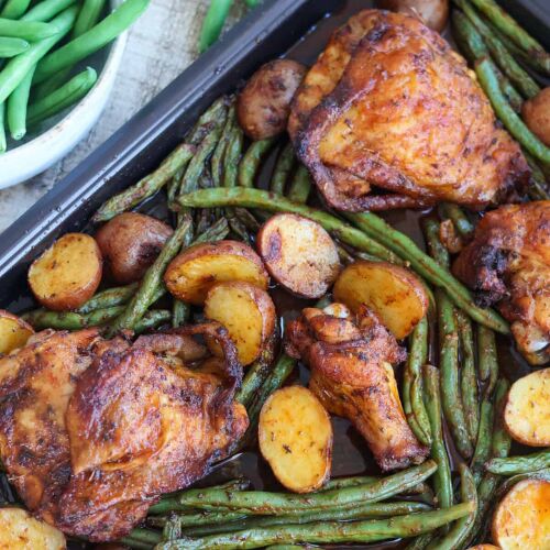 Easy Sheet Pan Chicken Thighs