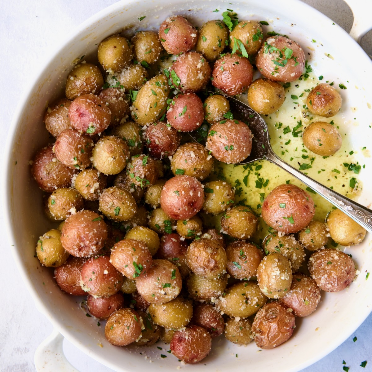 Garlic Butter Mini Potatoes