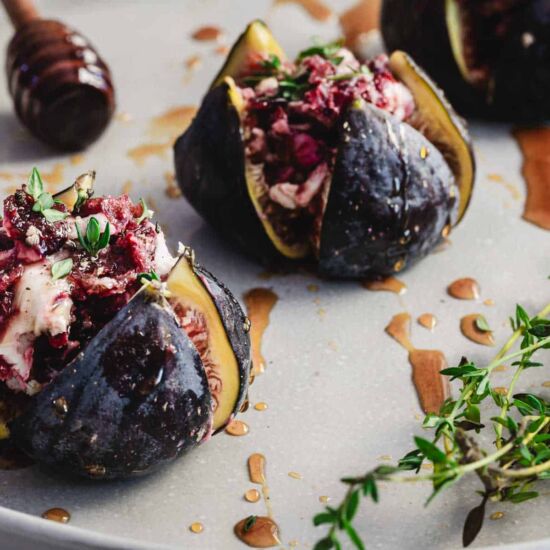 Goat Cheese Stuffed Figs