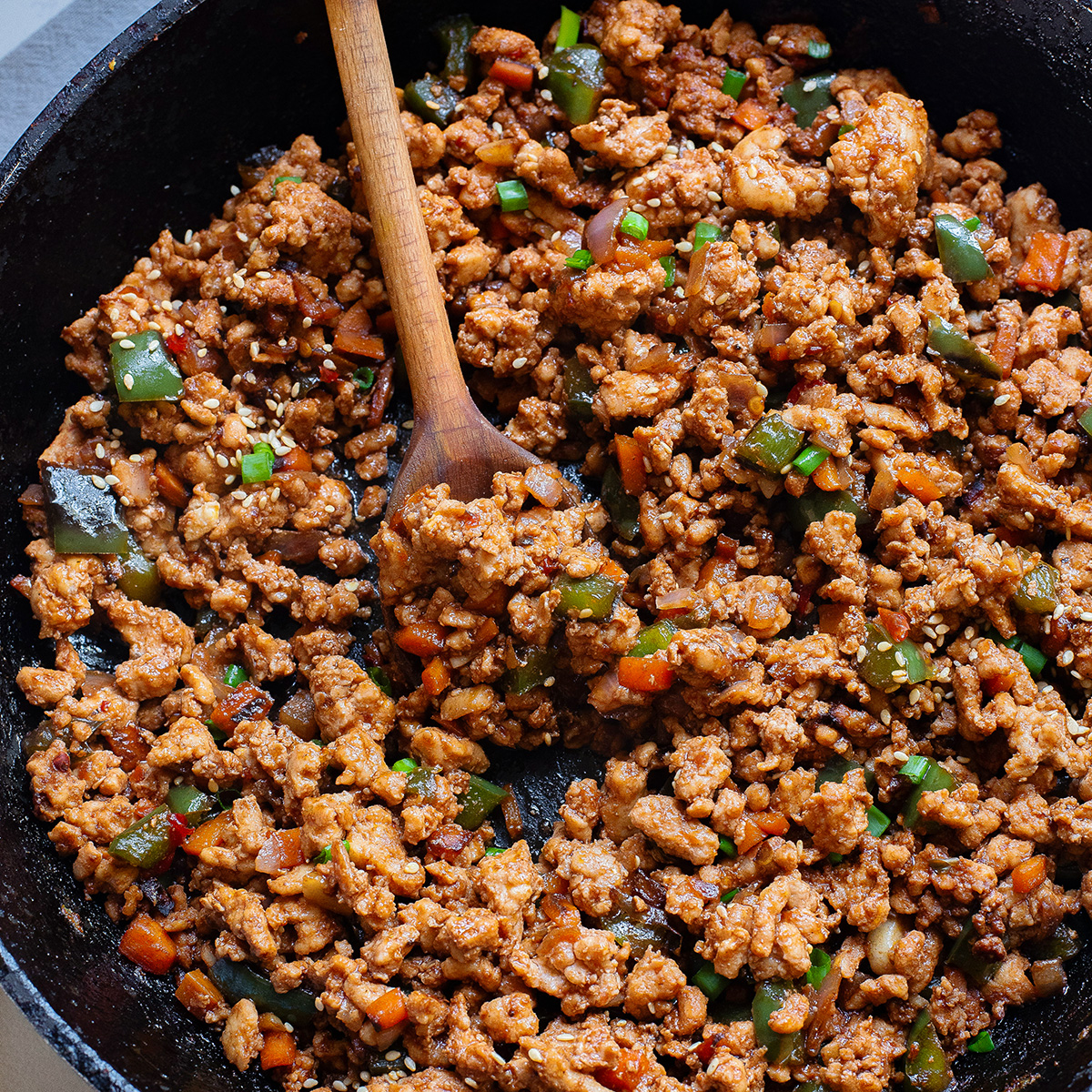 Ground Chicken Stir Fry