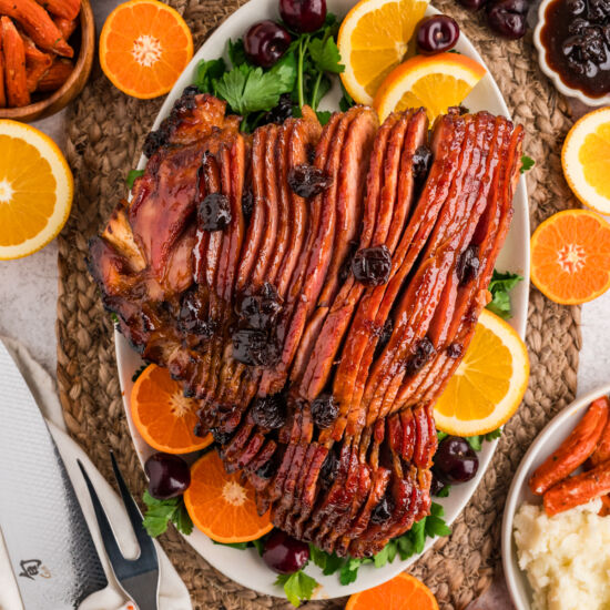 Orange and Cherry Ham