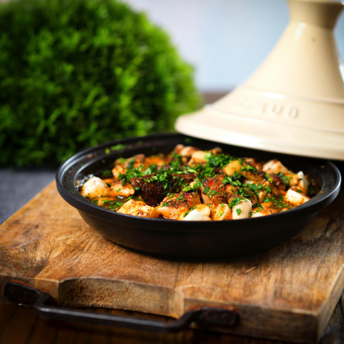 Harissa Halloumi Tagine