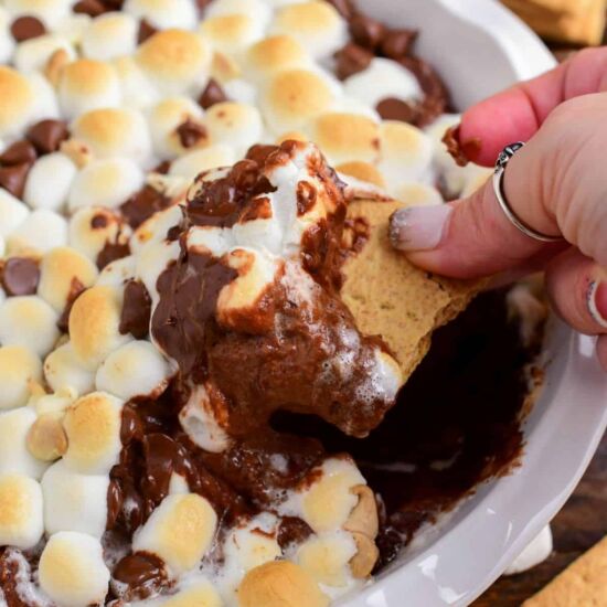 Hot Chocolate Cheesecake Dip